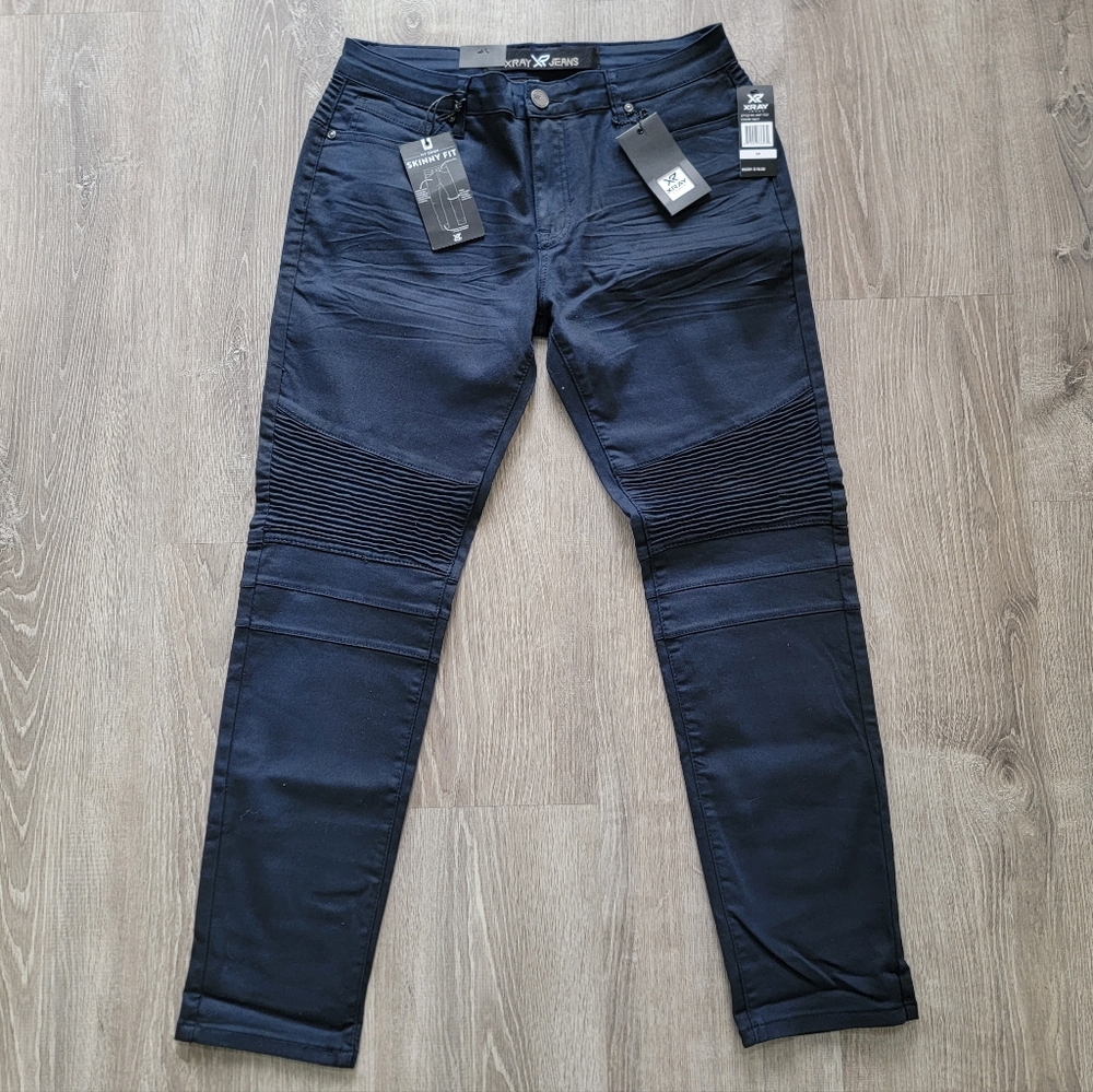 BRAND NEW XRAY Stretch Blue Skinny Jeans Men's Size 34W×32L
